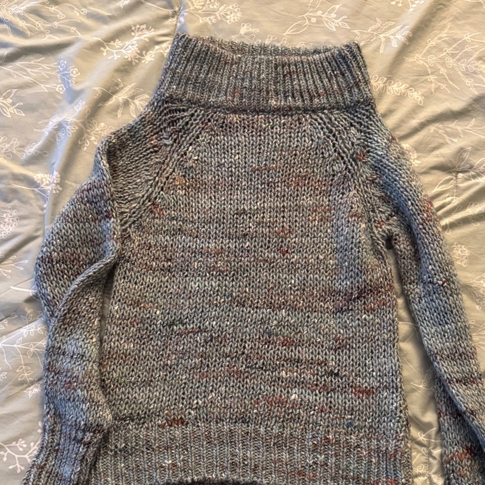 Moth Multicolor Knit Cowl Sweater